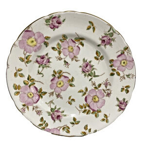 Royal Tuscan Fine Bone China Plate Decorative British Columbia Pink Dogwood